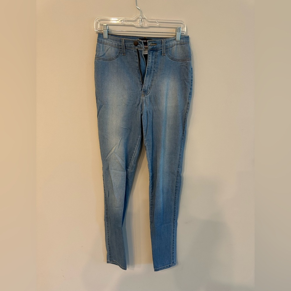Fashion Nova Light Blue Skinny Jeans